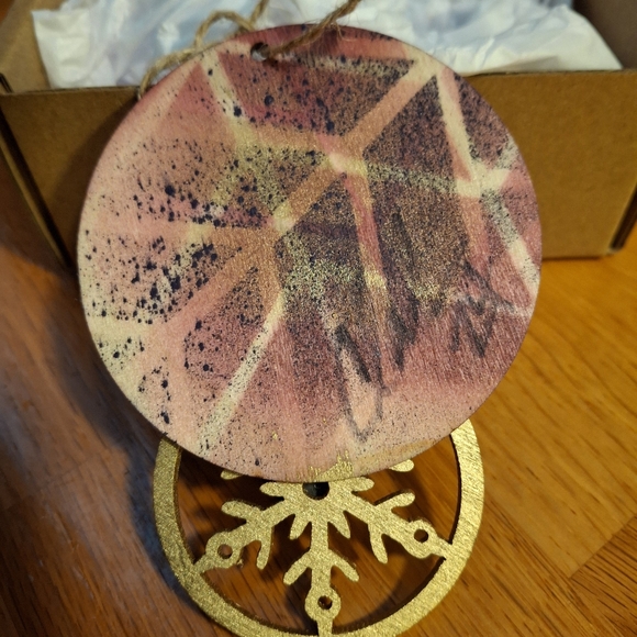 Handmade Mudcloth Ornaments New In Box - Picture 4 of 13